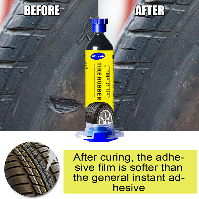  Black Tyre Repair Instant Car Tire Repair Adhesive