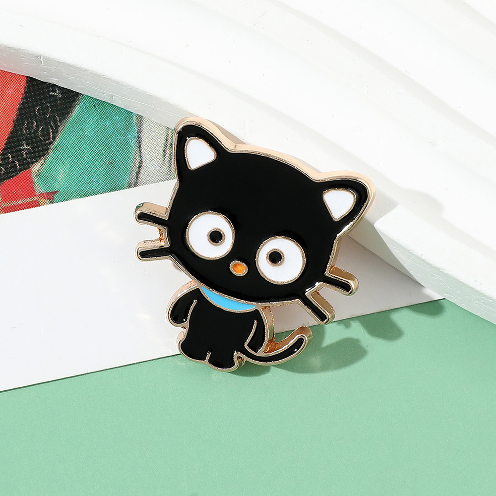 Adorable Black Cat Brooch Pin For Clothes And Bags Perfect - Temu