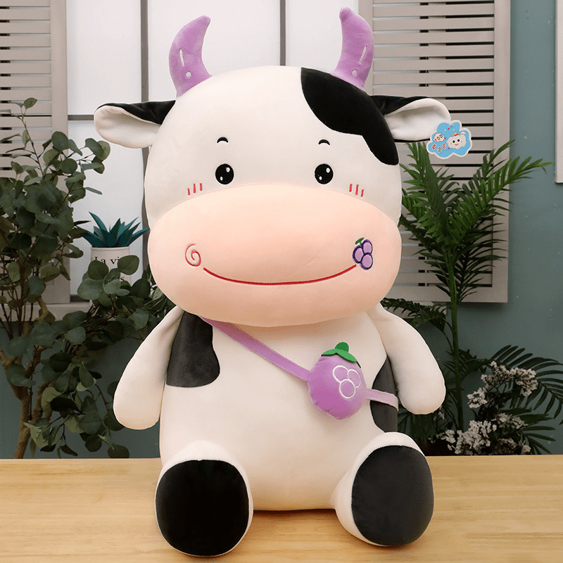 plush cow backpack