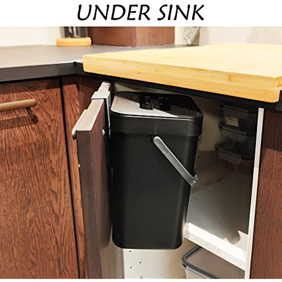 Black Kitchen Compost Bin - Temu