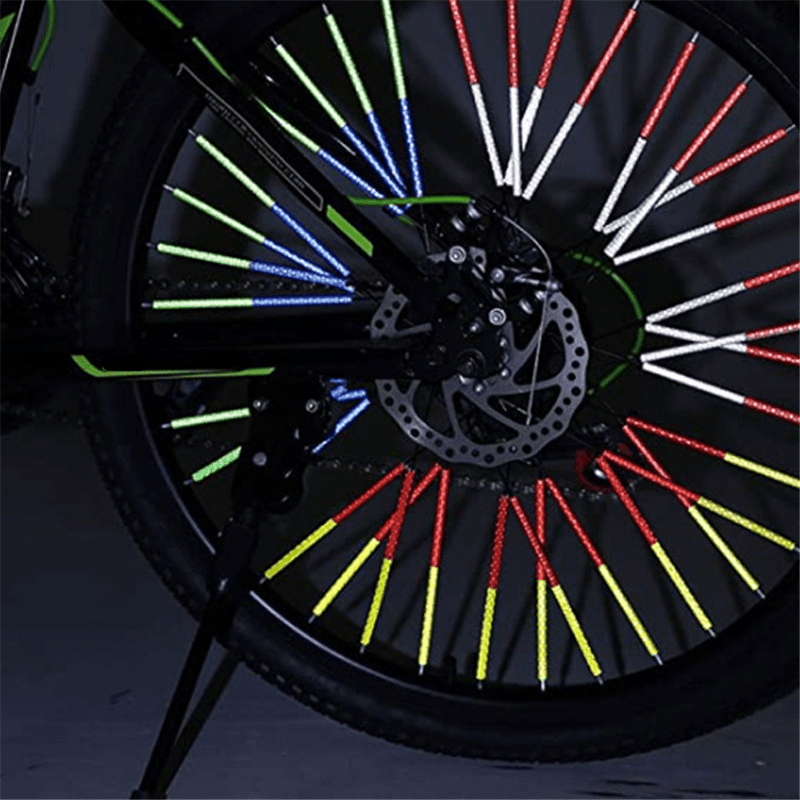 Reflective Bicycle Spoke Clips Night Riding Safety Mtb Bike - Temu
