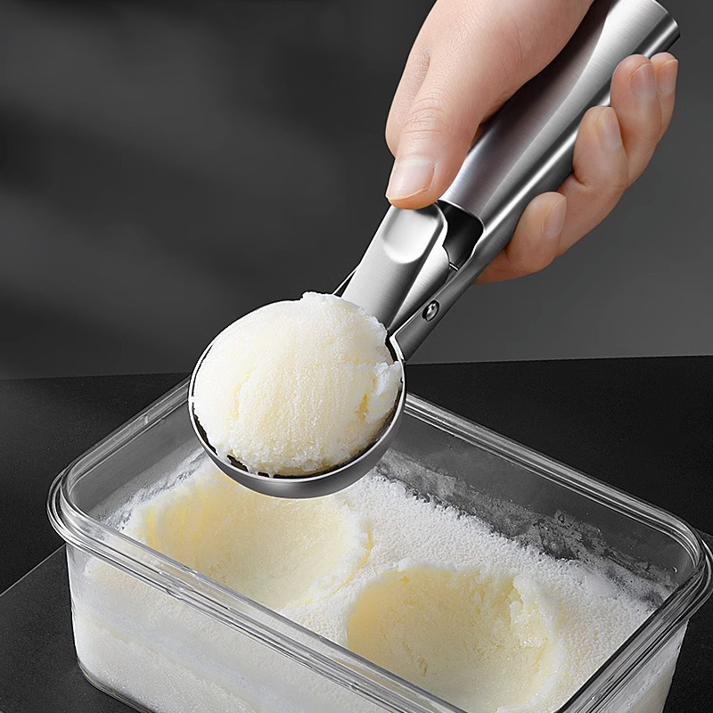 Stainless Steel Ice Cream Digger, Household Ice Cream Spoon, Fruit
