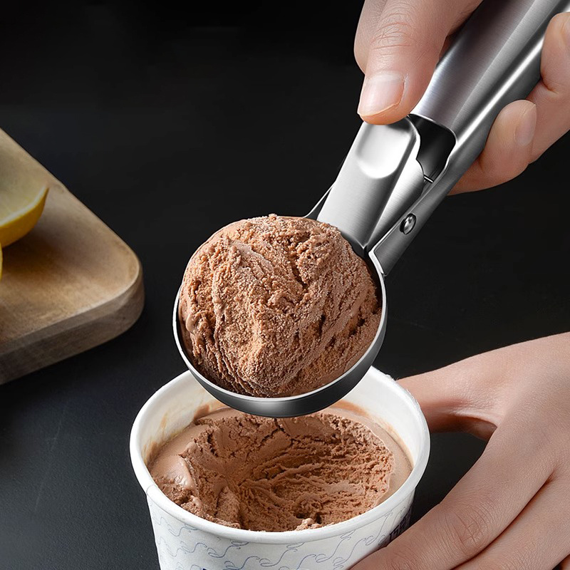 Stainless Steel Ice Cream Scoop Professional Ice Cream 