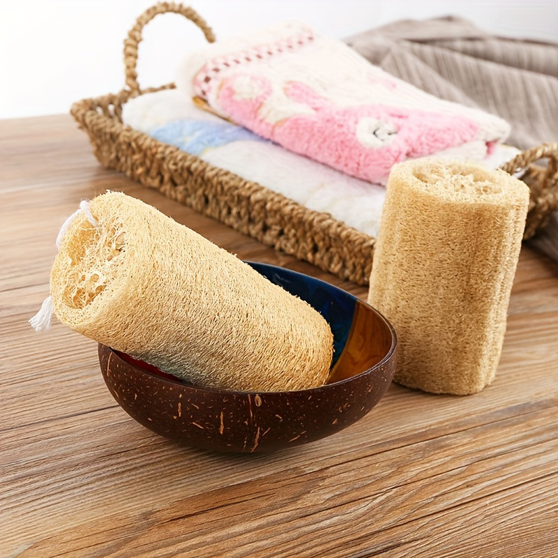  6 esponjas de baño, esponjas de lufa de baño, esponjas de lufa  para ducha, esponja de lufa, ducha, luofah, baño, esponja, esponja de baño,  esponjas corporales para ducha : Belleza y