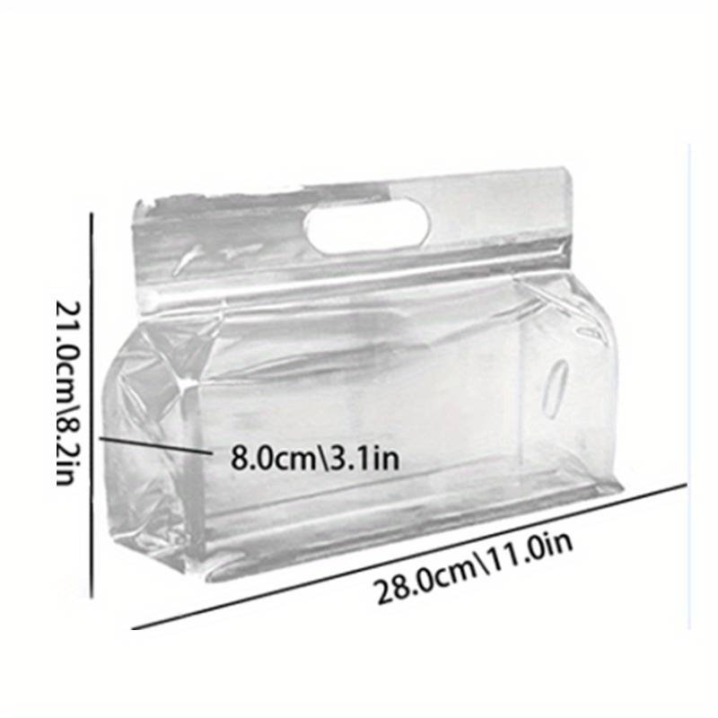 Frosted Clear Food Storage Self sealing Bag For - Temu