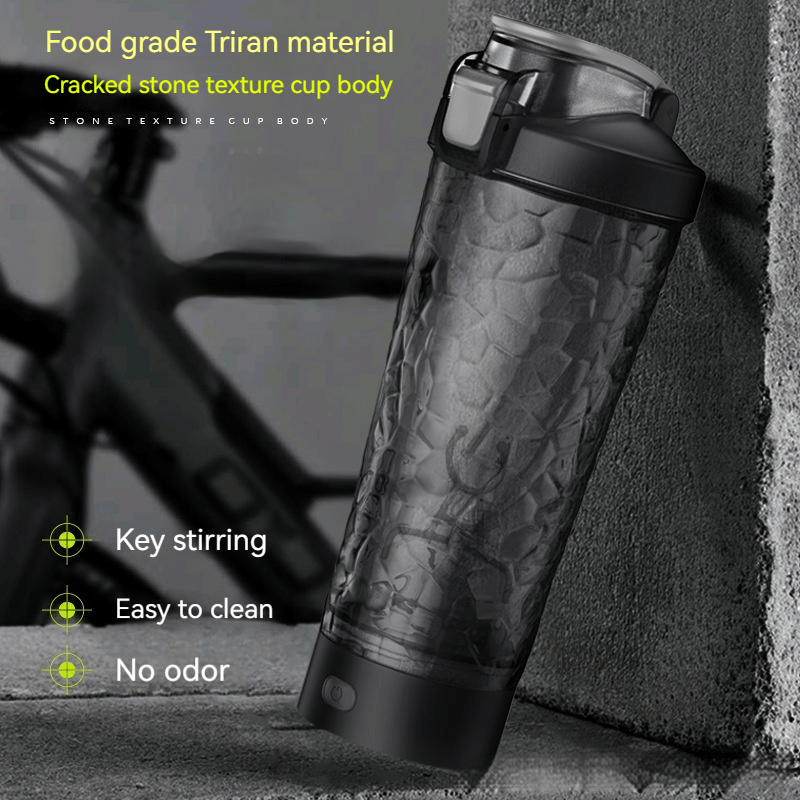 1pc, Shake Cup, Creative Shaker Bottles, Portable Electric Blender Bottle,  Outdoor Automatic Shaker Bottle, Reusable Shaker Bottle, Washable Shaker Cup  For Outwork, Water Cup For Sports, Water Bottle For Outdoor