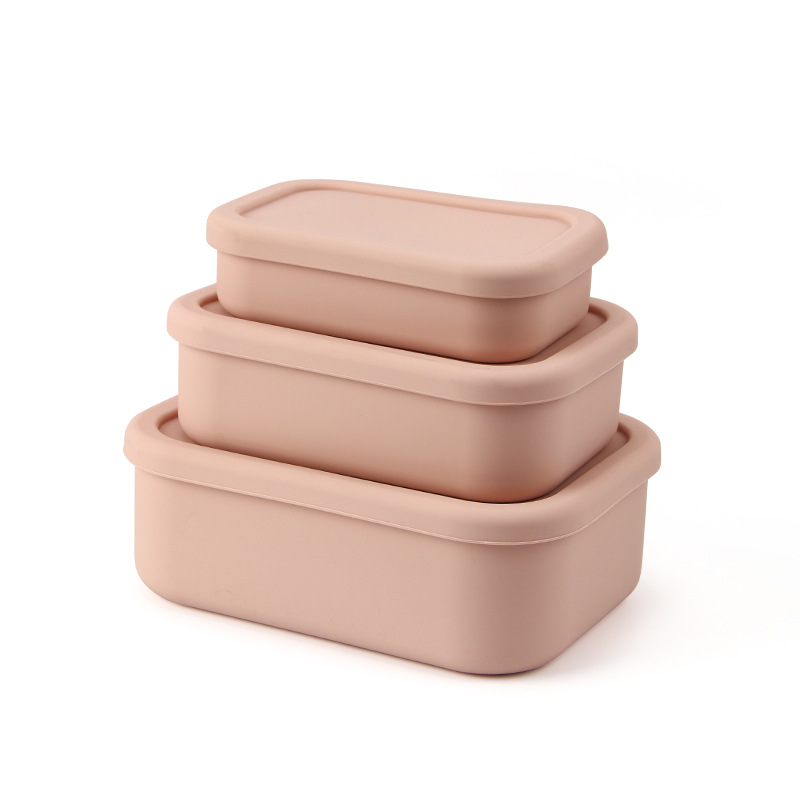 Three compartment Silicone Folding Lunch Box Fresh keeping - Temu