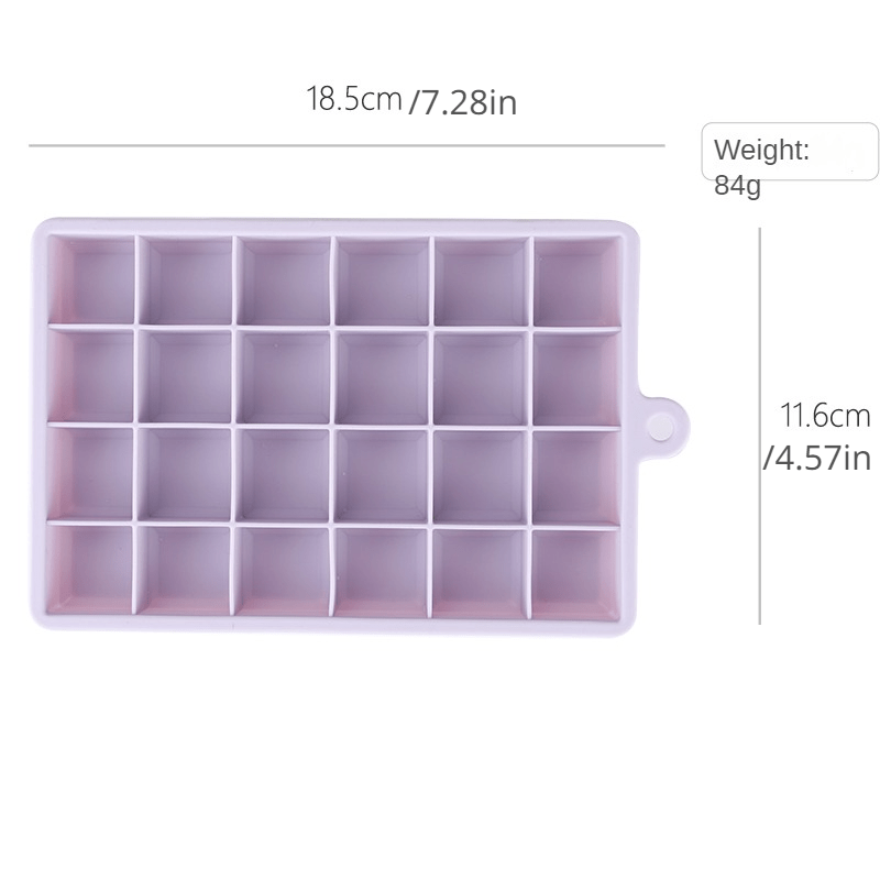 Silicone Ice Cube Tray, 24 Cavity Flexible Food Grade Ice Cube Mold, Ice  Trays For Freezer, Ice Cube Maker, Easy Release Ice Maker, For Soft Drinks,  Whisky, Cocktail, And More, Kitchen Accessories 