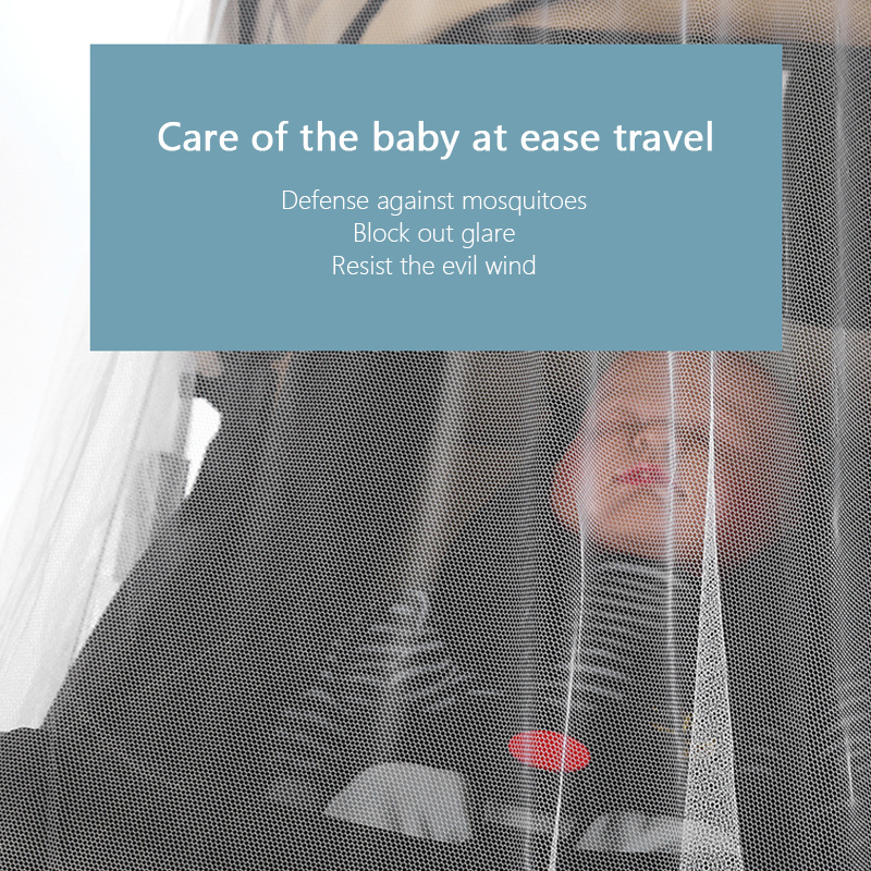 150cm Summer Mosquito Net for Baby Stroller - Protects Infants from Insects & Mosquitoes - 150cm, Christmas Halloween Thanksgiving Day Gift Easter Gift