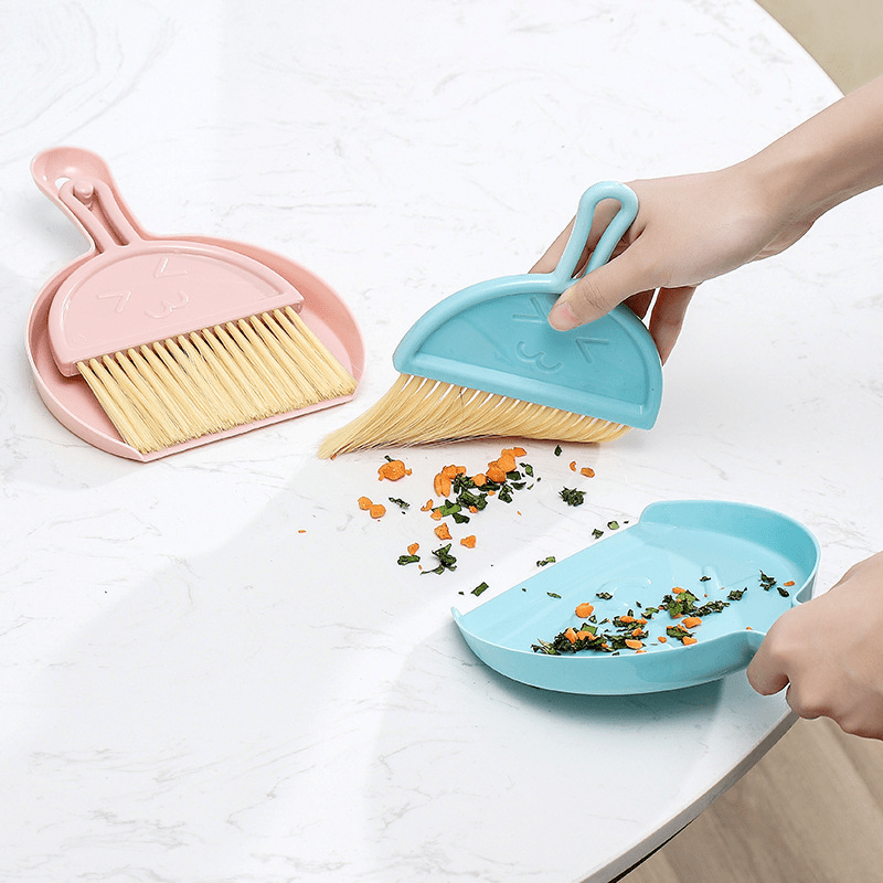 Big Sale!Mini Cleaning Brush Small Broom Dustpans Set Desktop Sweeper  Garbage Cleaning Shovel Household Table Cleaning Tools