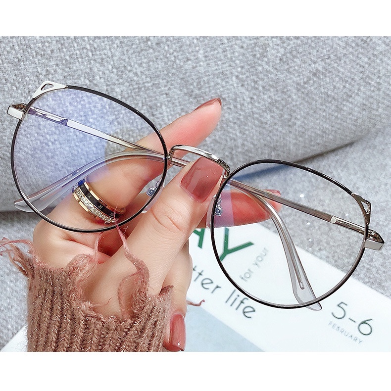 Blue Light Blocking Glasses Cute Cat Eye Clear Lens Anti - Temu