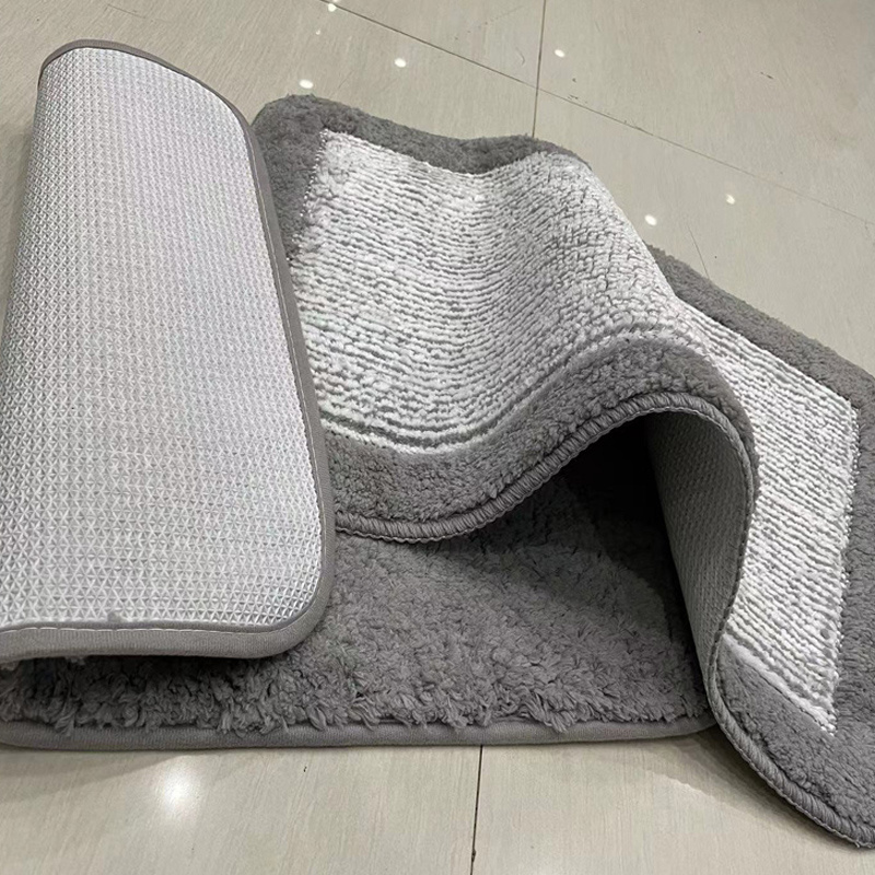 Grey Bath Rugs & Mats - Bathroom, Bed & Bath