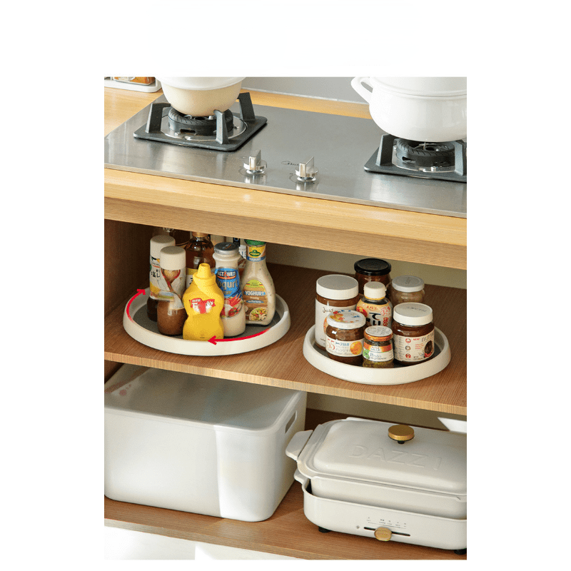 Acheter Antidérapant paresseux Susan Stand d'affichage de plateau tournant  Organisateur de rack à épices pour armoires, garde-manger, comptoirs et  réfrigérateurs