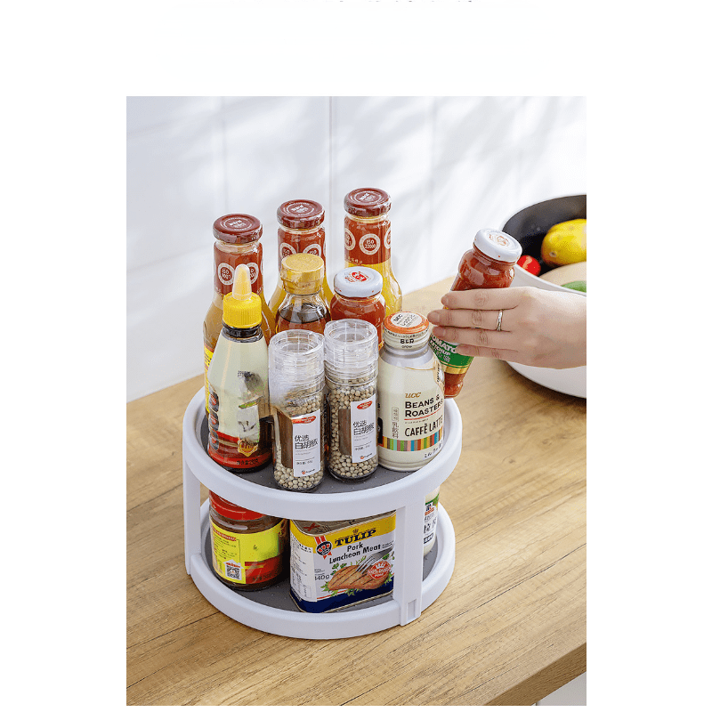 French Bull Lazy Susan – Organizador de vajilla de melamina giratorio  redondo para despensa de cocina, plato giratorio, servir, 11 pulgadas,  Ziggy – Yaxa Colombia
