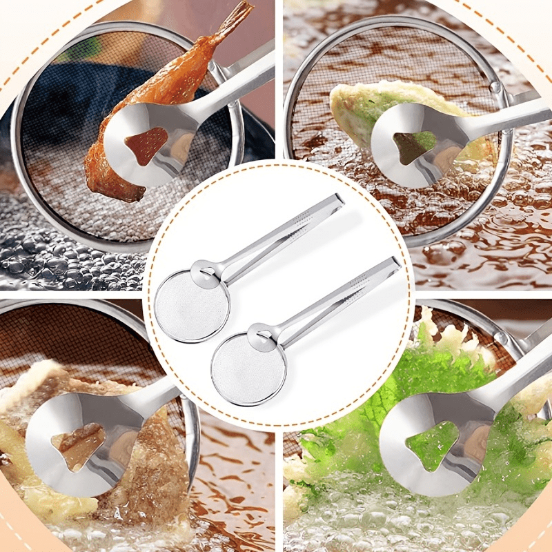 Upgrade Your Kitchen With This Foldable Frying Strainer - Temu