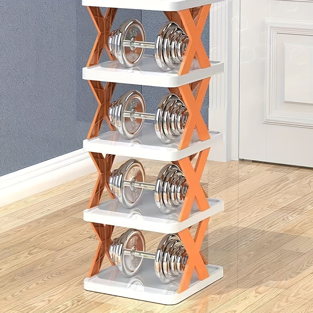 1pc stackable shoe shelf for small spaces easy to assemble and organize your footwear details 7