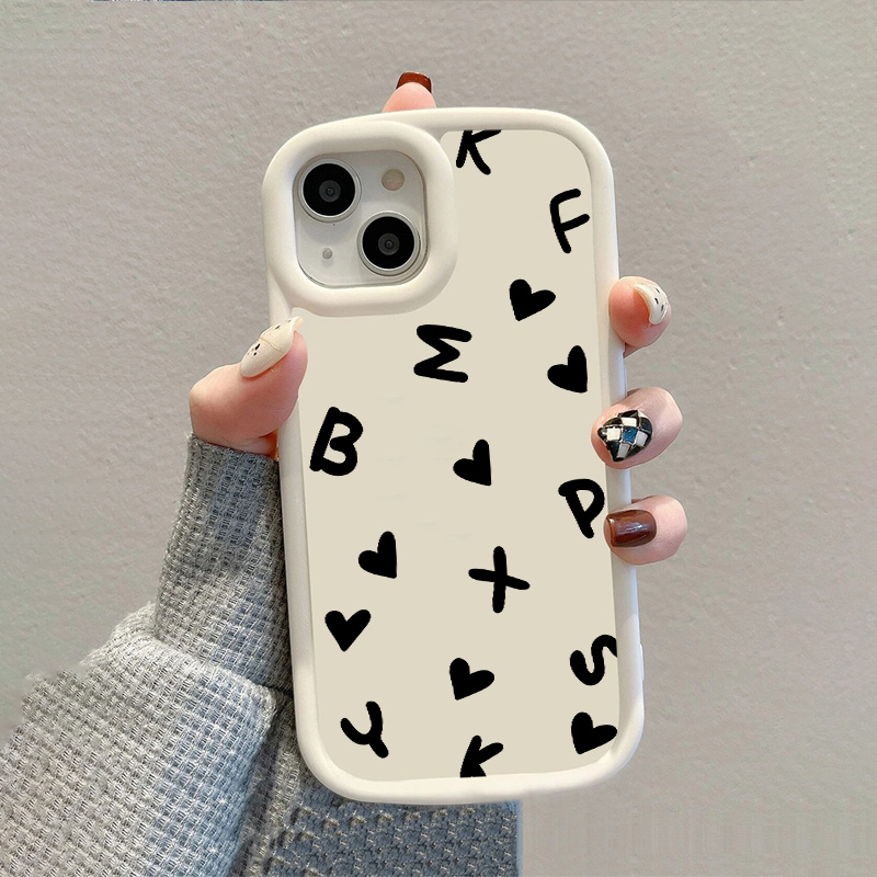 P Letters Printed Phone Case For Iphone 14 13 12 11 Xs Xr X 7 8 6s Mini  Plus Pro Max Se,gift For Easter Day,birthday, Girlfriend, Boyfriend, Friend  Or Yourself - Temu