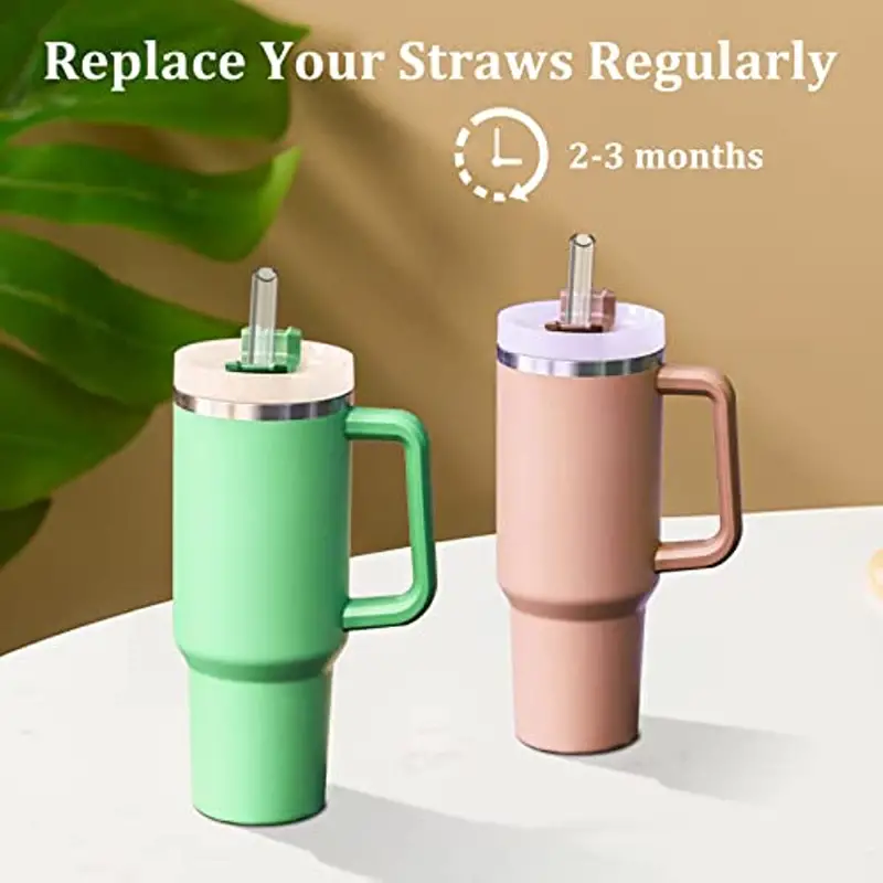 Replacement Straws For Stanley Cup Tumbler - Straws Replacement For Stanley  Adventure Travel Tumbler, Plastic Straws With Cup Cleaner For Stanley  Quencher Adventure Stanley Cup - Temu Italy
