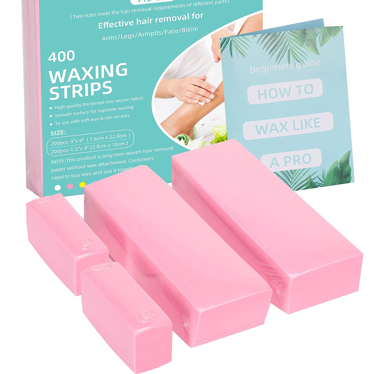 NON WOVEN BODY WAXING STRIPS 200 units - by waxup – Best Beauty