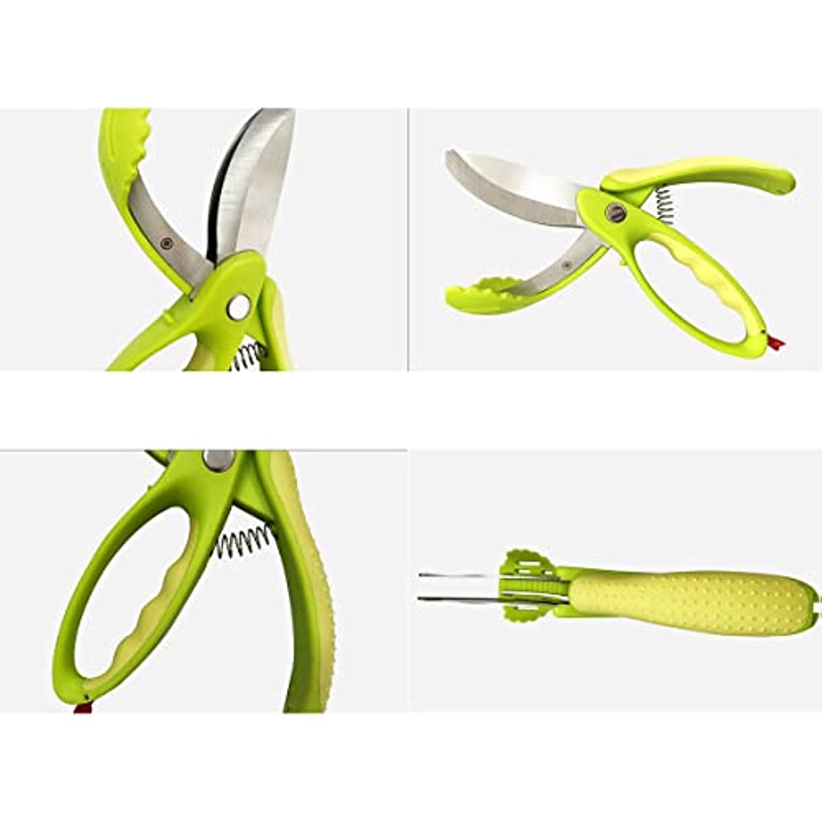 Salad Scissors Tossing And Chopping Salad Chopper Heavy Duty Kitchen Salad  Scissors Multifunction Double Blade Salad Cutting Tool