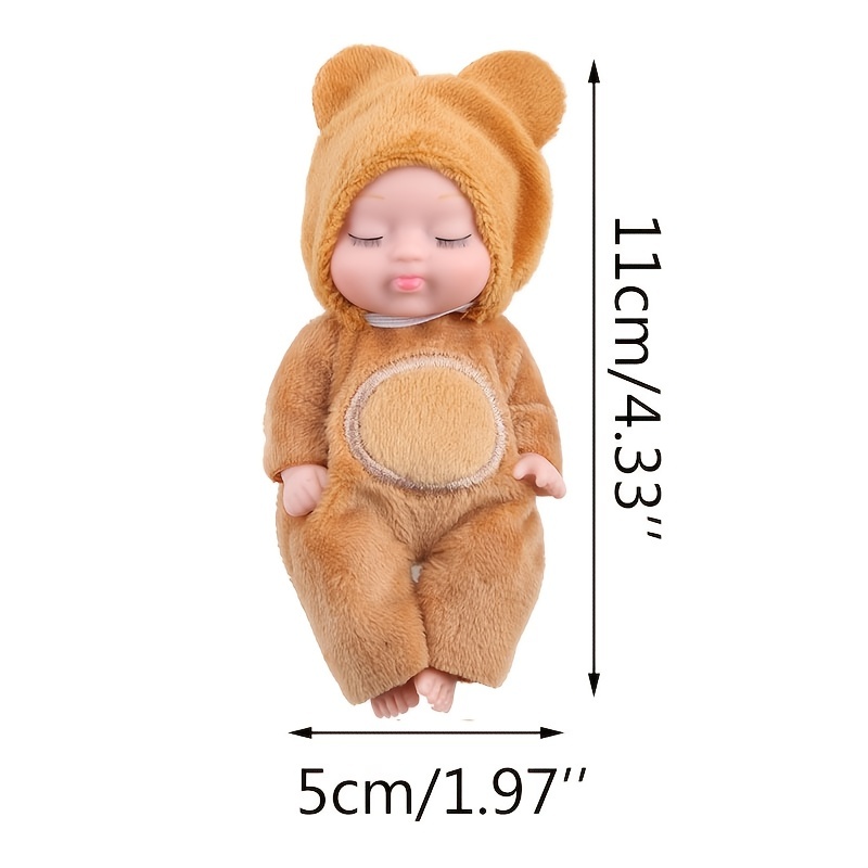 Muñecas Realistas De 11cm Para Bebés, Juguetes De Silicona De Cuerpo  Completo Con Articulaciones Móviles, Ropa De Muñeca De Bebé Recién Nacido,  Conejo De Abeja, Regalo Para Niños - Muñecas - AliExpress