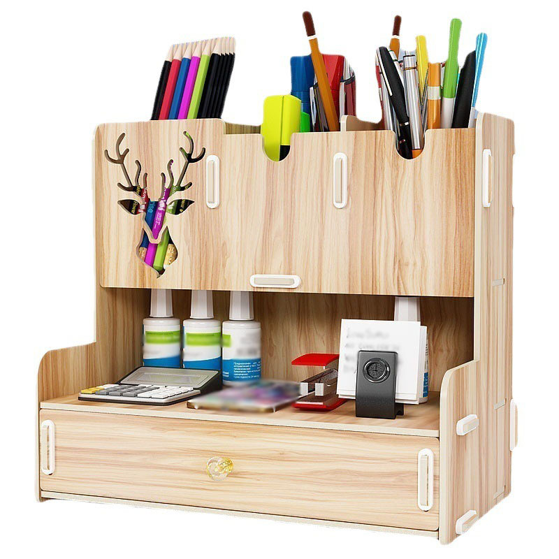 Home Office Desk Organizer With Storage Drawers Diy Manual - Temu