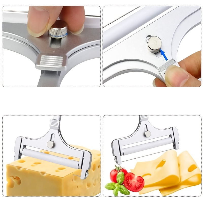 Aluminum Alloy Cheese Slicer Adjustable Thickness Cheese Butter