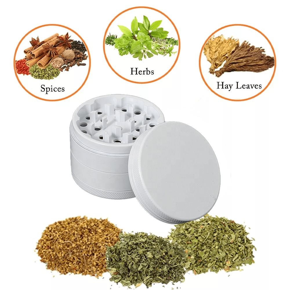 ZHENGHAI Electric Herb Grinder 200w Spice Grinder Compact Size, Easy  On/Off, Fast Grinding for Flower Buds Dry Spices Herbs, with Pollen Catcher  and Cleaning Brush