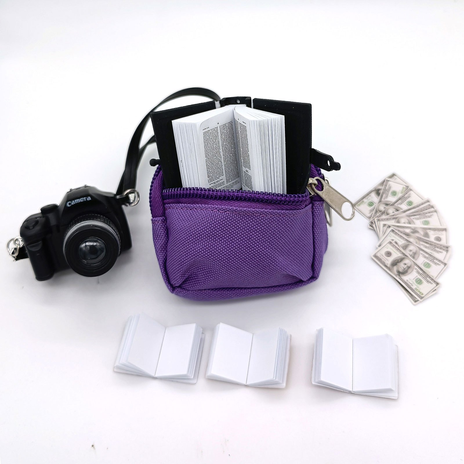 Mini Backpack Mini Doll Bag 1/6 Bjd Doll School Bag Doll House Decoration  Doll Accessories Children Gifts - Temu