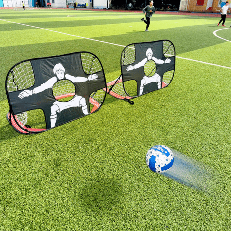 Hengda Portería de Fútbol para Niños, Red de Fútbol Plegable Mini Portería  de Fútbol Plegable 120
