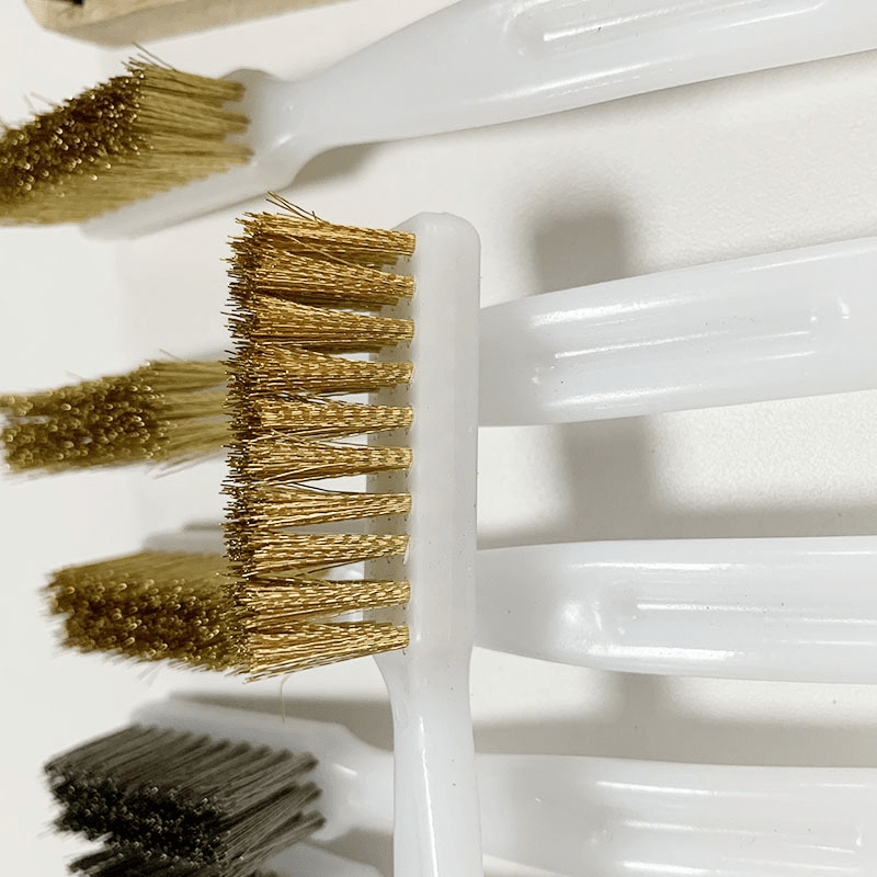 Mighty Metal Mini - Stainless Steel Wire Bristle Scrub Brush