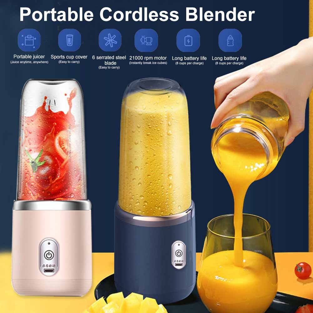 Portable Juicing Cup Blender Perfect for Smoothies on the Go