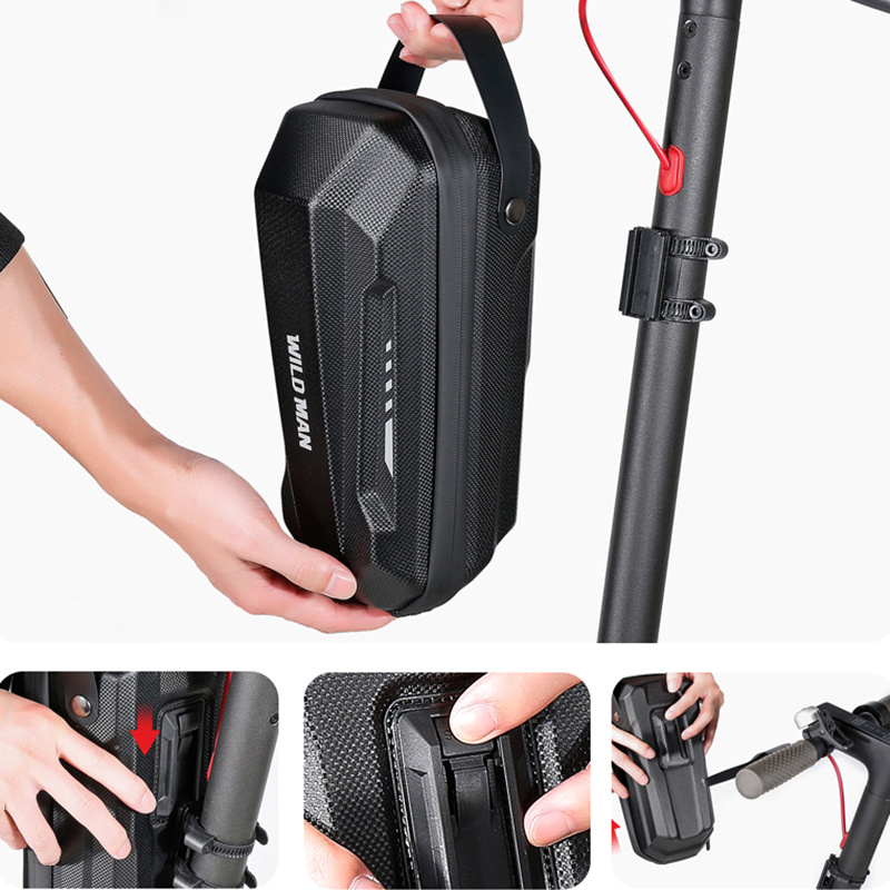 1/5l Elektro roller Front tasche wasserdichte Eva Hard Shell Fahrrad  Fahrrad Hänge tasche für Xiaomi
