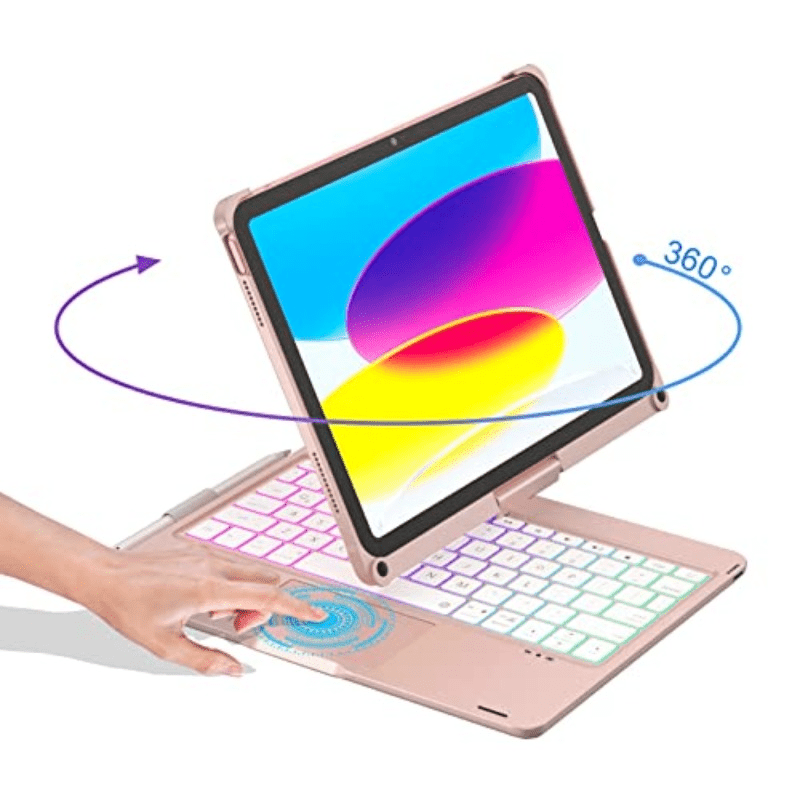 For Ipad 10th Generation Case With Keyboard Multi Touchpad - Temu