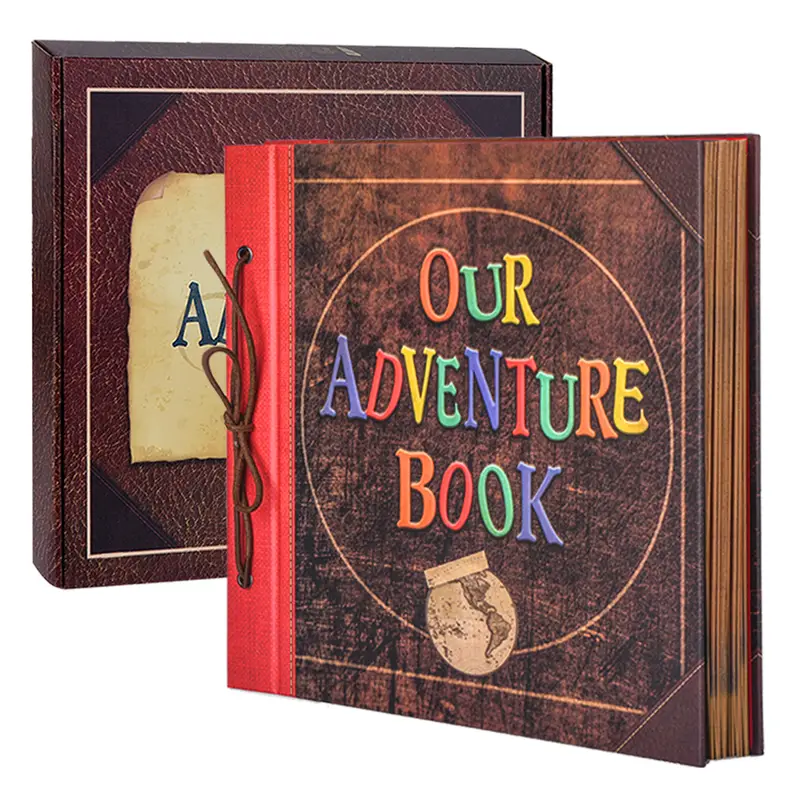 Adventure Book Diy Handmade With Gift Box Balloon Photo - Temu