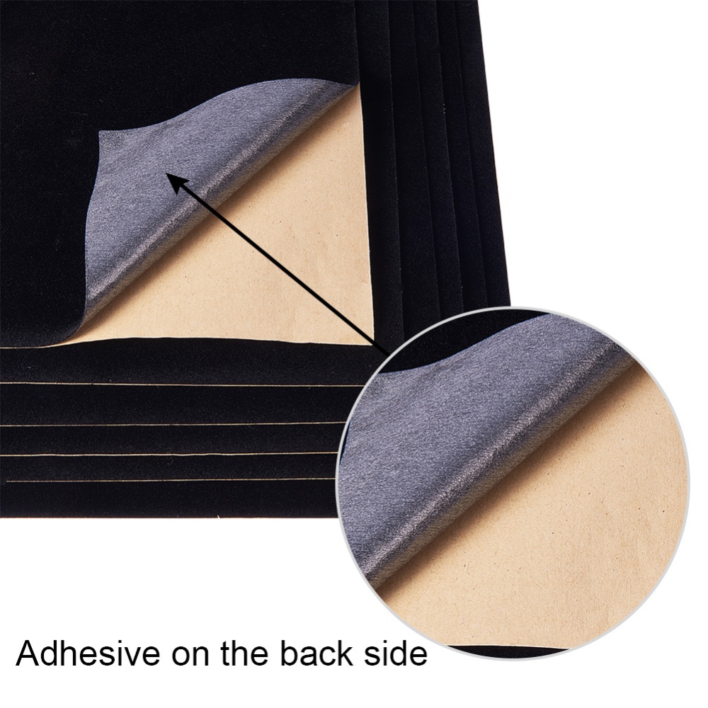 20x30cm Sticky Back Self Adhesive Sheet Felt Velvet Velour Fabric Craft  Sticker