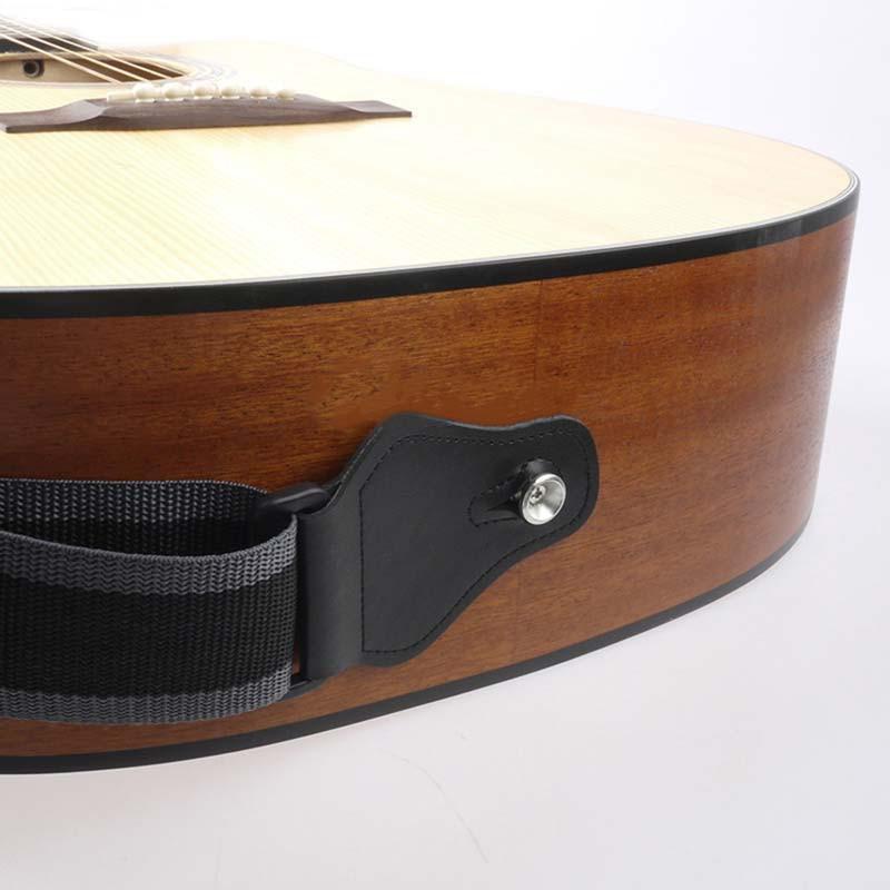 Correa de guitarra, correa de algodón ajustable para guitarra  acústica/eléctrica/bajo, con una almohadilla para el hombro liberación de  presión para