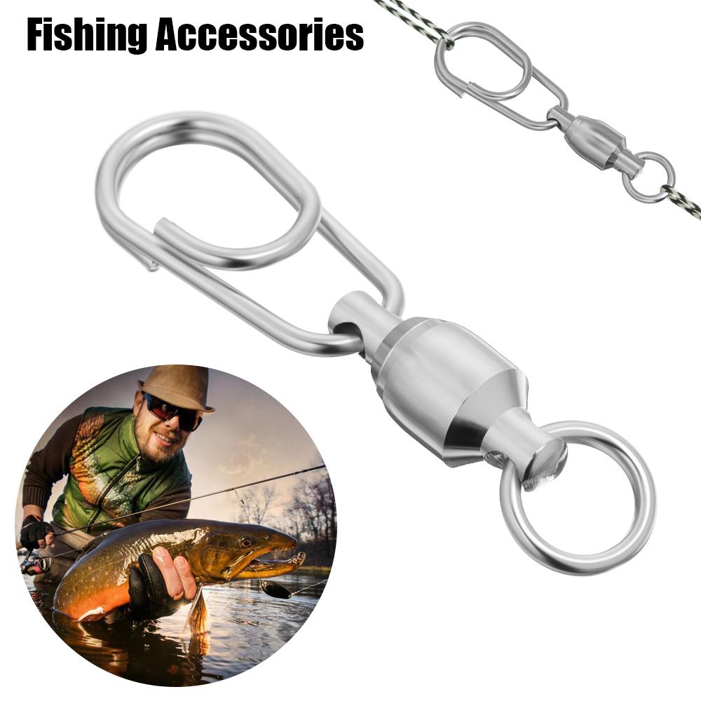 Fishing Swivels Kit Stainless Steel Wire Snap - Temu