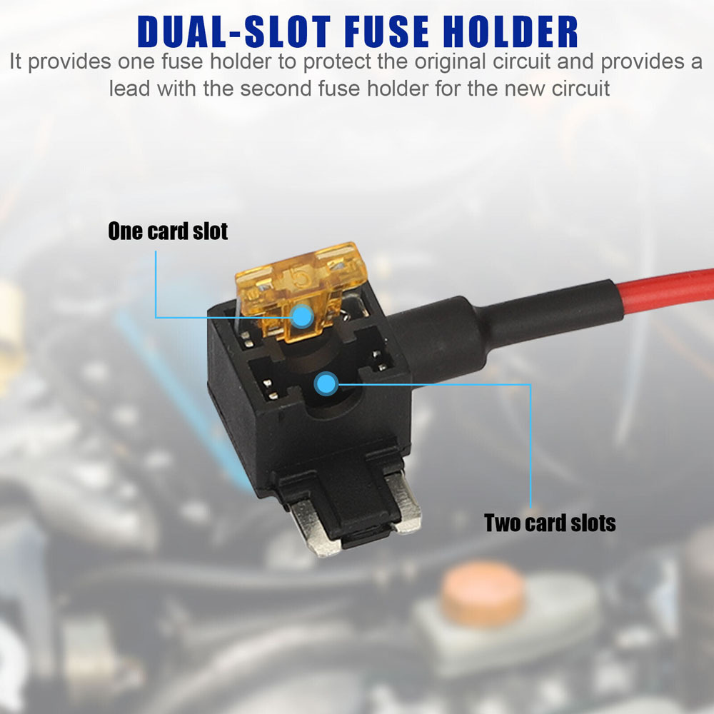 Car Add a circuit Fuse Adapter Mini Tap Blade Fuse Holder - Temu