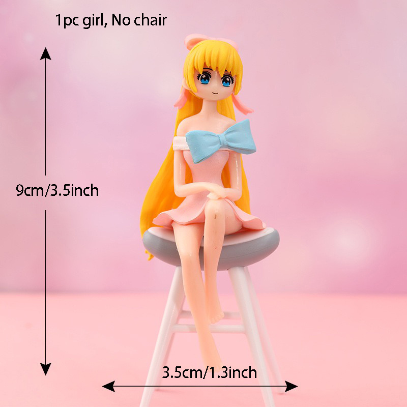 1pc Fairy Statue, Anime Sailor Moon Action Figure Kawaii Beautiful Girl  Ornaments For Micro Landscape Flowerpot Lawn Yard Garden Fish Tank, Car  Dashbo