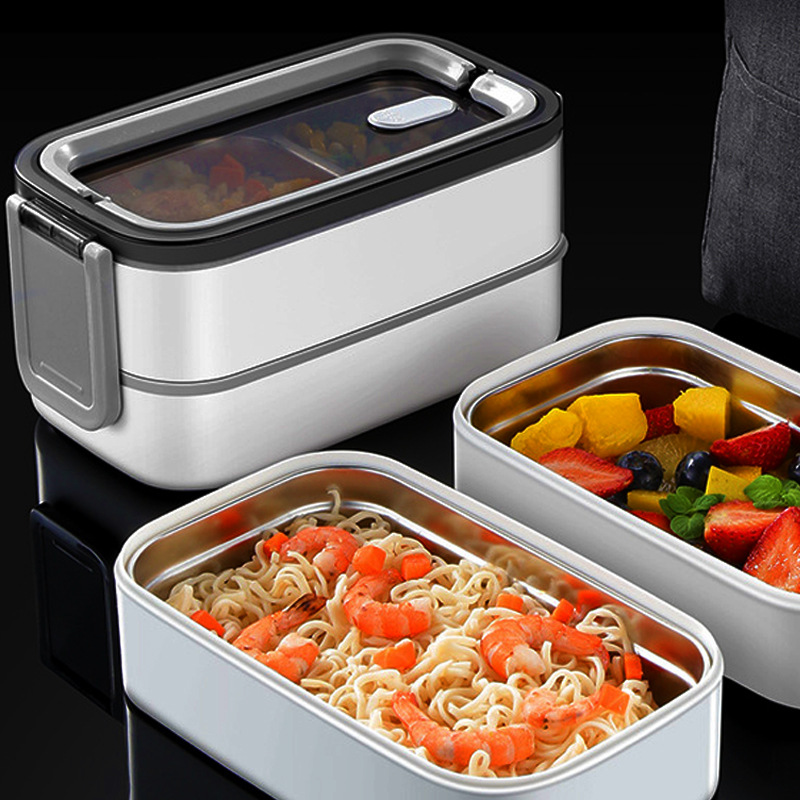Stainless Steel Japanese Bento Lunch Box | Thermal Insulated Food Container
