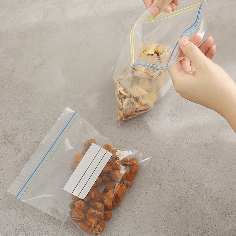 10 15pcs Reusable Food Storage Bags Fresh Keeping Zip Lock Bags Fruit And  Vegetable Freezer Bags Thickened Sealed Bags Refrigerator Sub Packaging  Dense Bags Food Bags Kitchen Supplies - Home & Kitchen - Temu