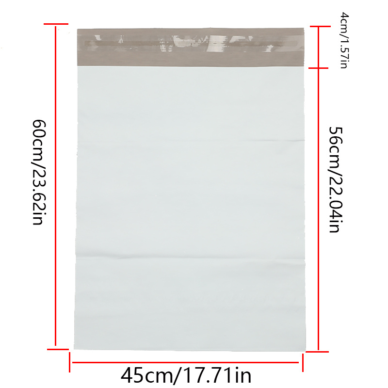 Small Self Adhesive White Poly Mailer Bag Mailing Express Packing