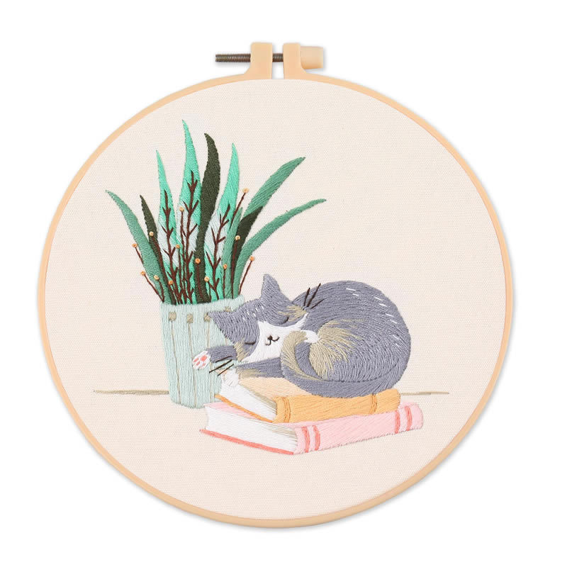 Prefers Cats To People: Funny Embroidery Kit — I Heart Stitch Art: Beginner  Embroidery Kits + Patterns