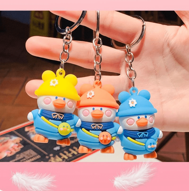Cartoon Cute Doll Keychain, Sun Flower Bag Charm, Couple Keychain, School Bag  Charm, Keyring Packs, Bag Pendants, Backpack Charms, Birthday Gifts, Party  Favors, Holiday Gifts, Children's Day Gifts - Temu