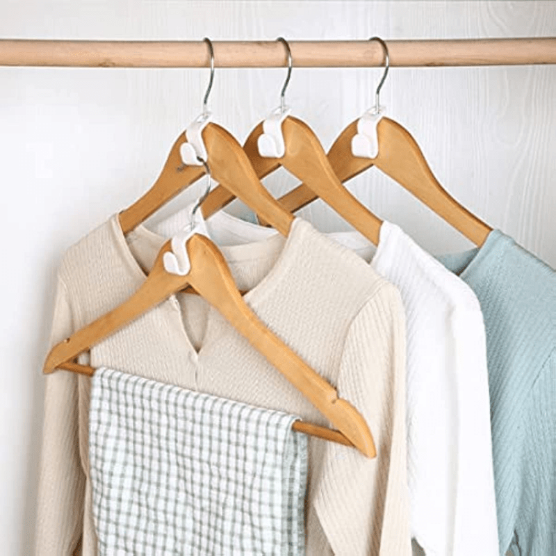 Clothes Hanger Connector Hooks Plastic Hanging Clothes Hangers