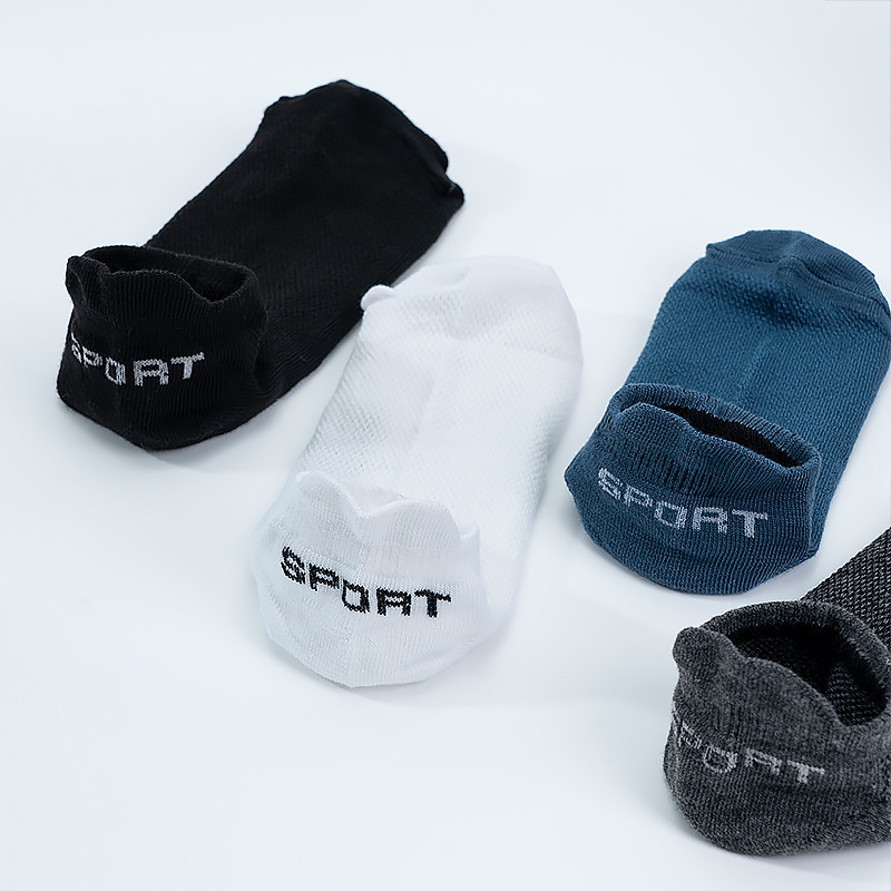 Men Ankle Socks Breathable Cotton Sports Socks Mesh Casual - Temu