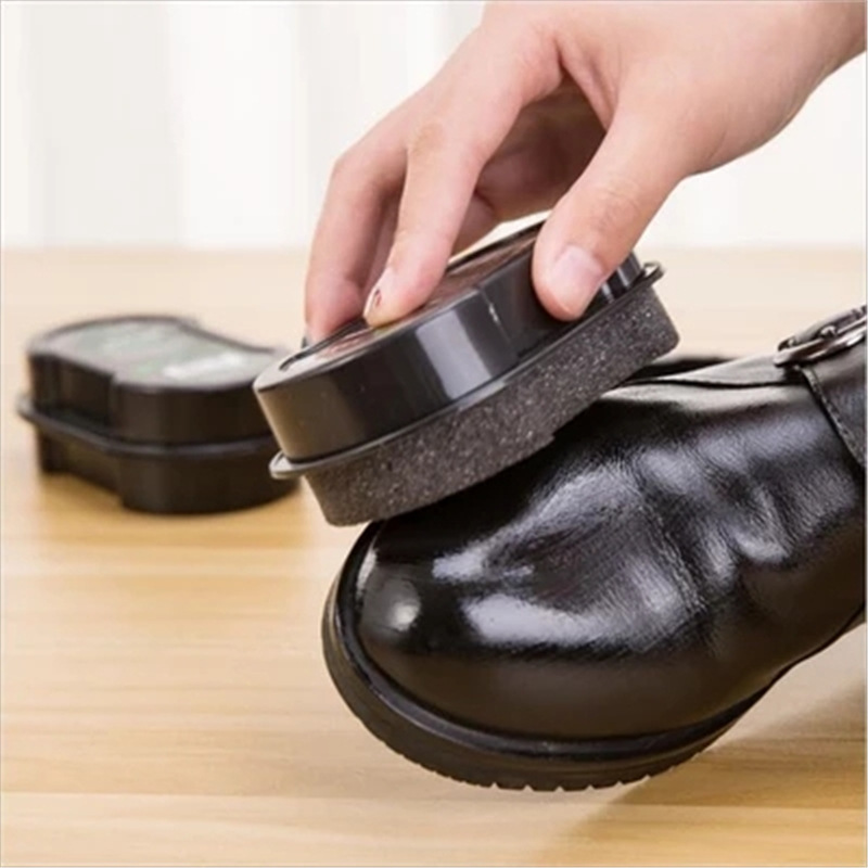 Double Sided Sponge Shoe Wax Colorless Shiny Shoe Protection - Temu
