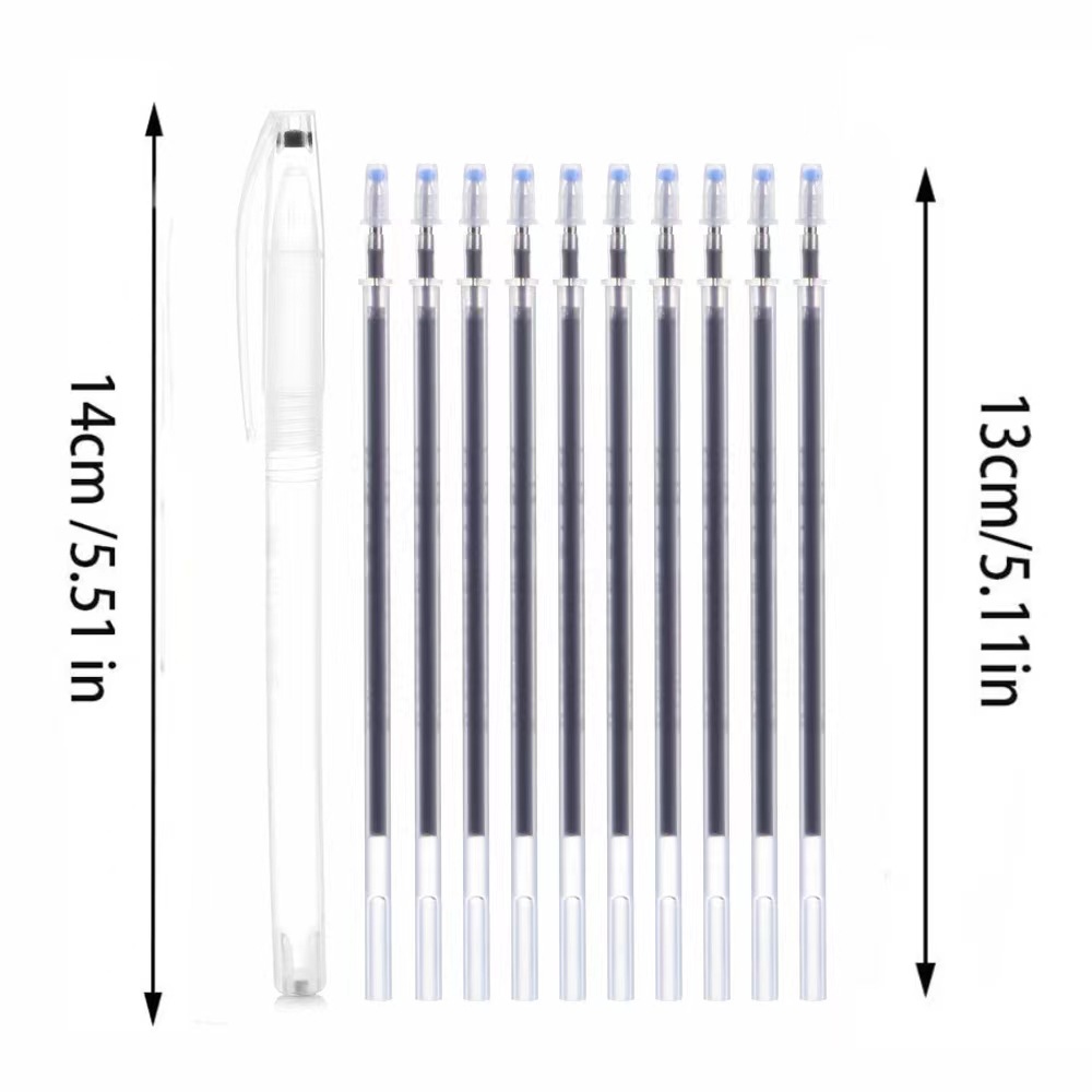 6/11/21Pcs Heat Erasable Magic Marker Pen Temperature Disappearing