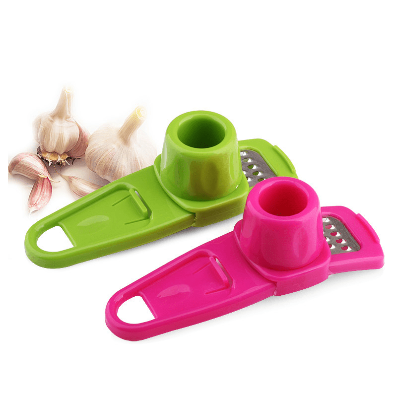 2XPractical Stainless Steel Kitchen Gadget Garlic Ginger Cutter Peeler  To..s6